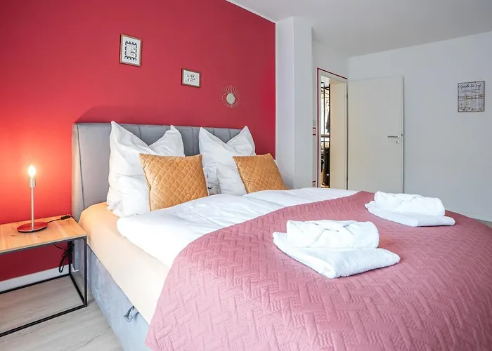 Golden Design Apartment, Zentral, Familie Und Business, 1000 Mbit Appartamento Duisburgo